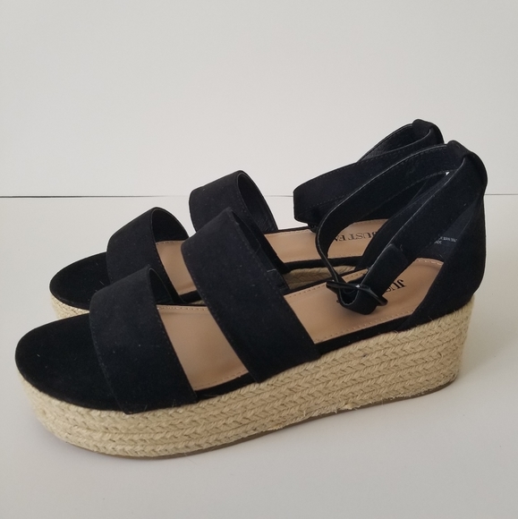 🚫SOLD🚫JUSTFAB▪︎"Elsie" Espadrilles Wedges - Picture 2 of 11